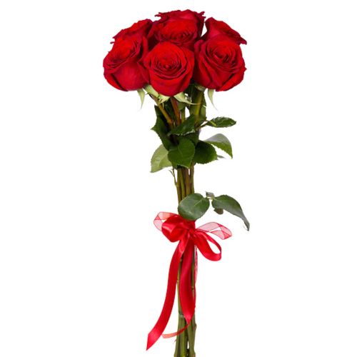 Купить 7 красных роз с доставкой в Симферополь